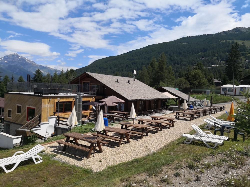 Restaurant Hotel Chalet Del Sole Oulx 外观 照片